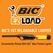 BIC EZ LOAD Lighter, Pack of 1 EZ LOAD Long Lighter Shell and 1 Maxi Pocket Lighter, Colors May Vary